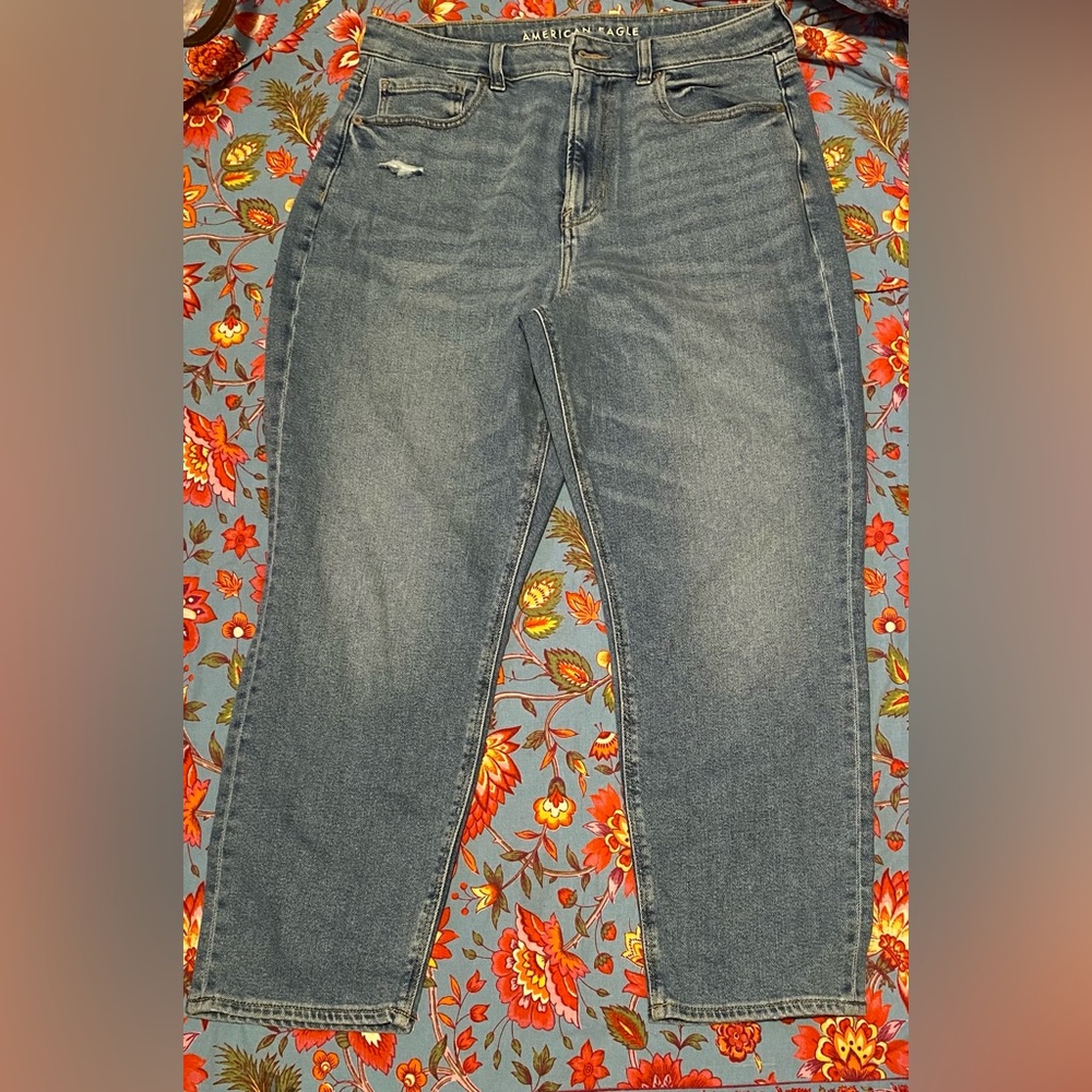 American Eagle Outfitters Blue Straight Leg Jeans